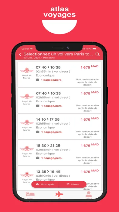 Atlas Voyages應用截圖