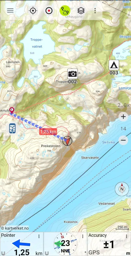 Norway Topo Maps स्क्रीनशॉट