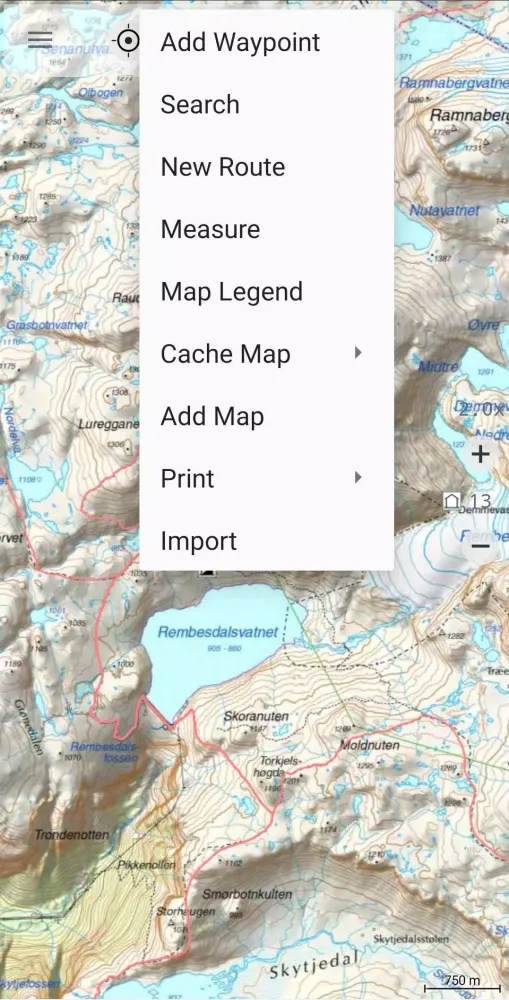 Norway Topo Maps स्क्रीनशॉट
