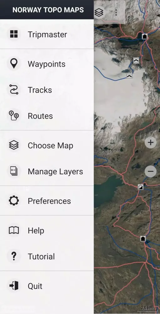 Norway Topo Maps स्क्रीनशॉट