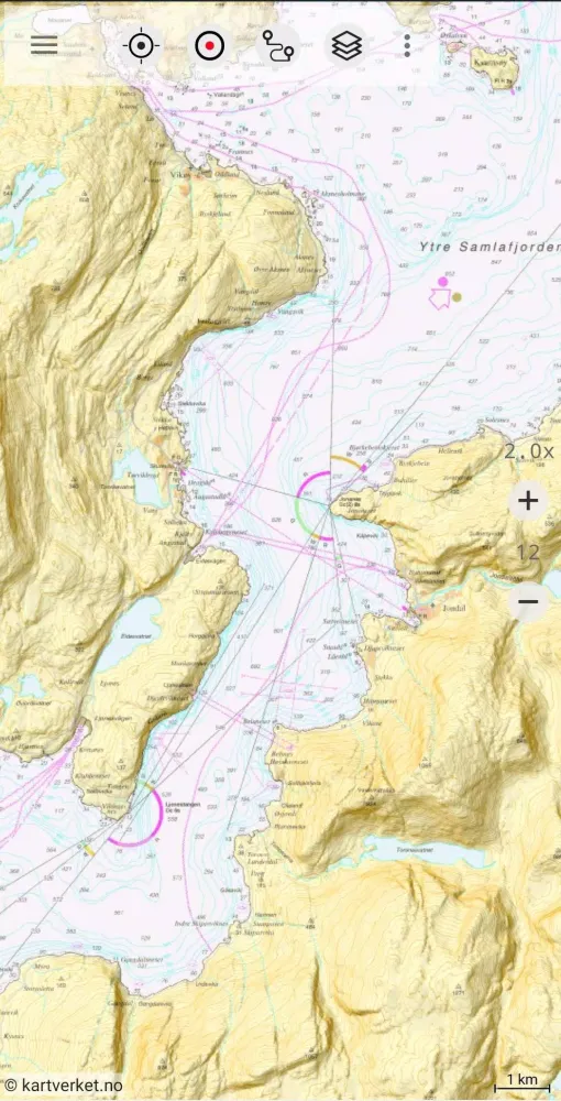 Norway Topo Maps स्क्रीनशॉट