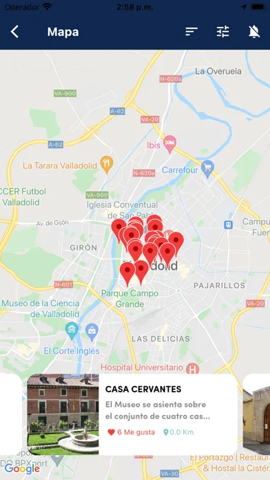 Tangkapan layar Hostal Paris Valladolid
