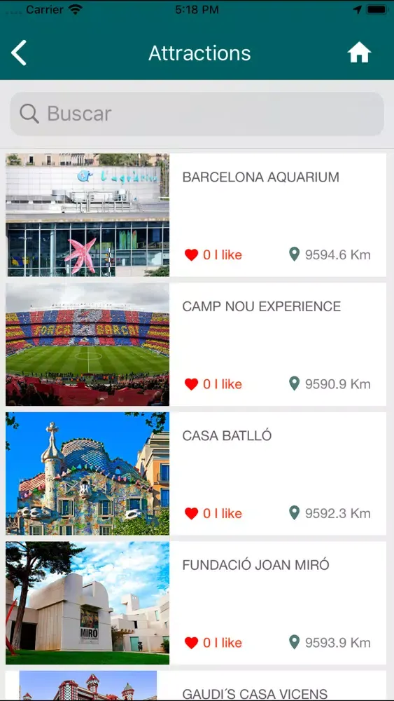 Barcelona Travel mApp Screenshots
