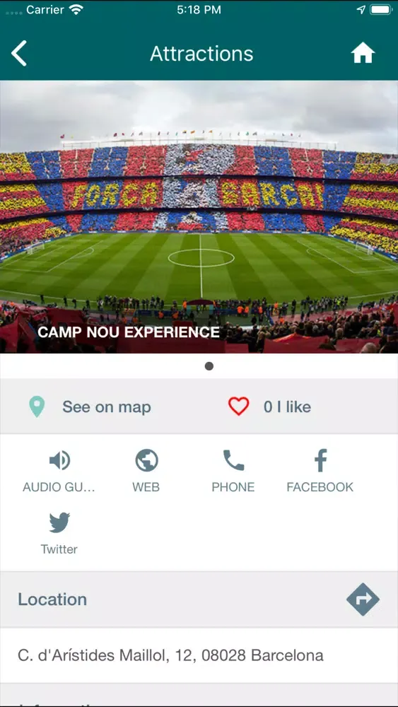 Barcelona Travel mApp Screenshots