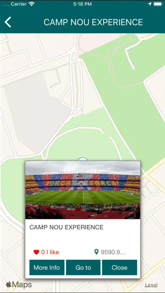 Barcelona Travel mApp Screenshots