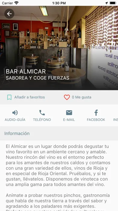 Ruta del Vino Rioja Oriental Screenshots