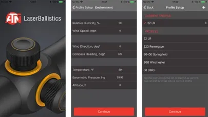 ATN Ballistics Screenshots