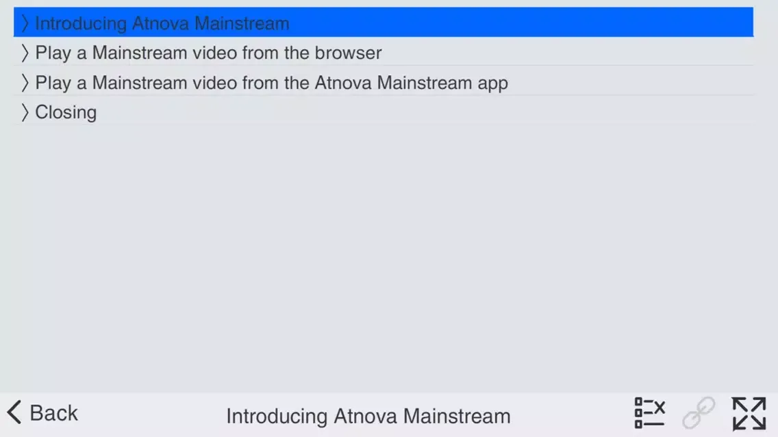 Atnova Mainstream سکرین شاٹس
