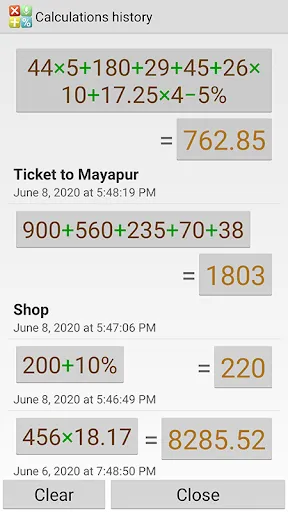 Screenshot di Voice Calculator Pro