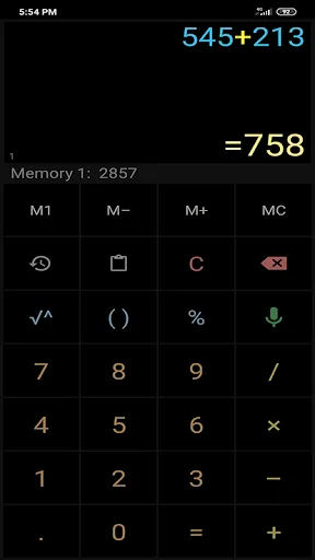 Screenshot di Voice Calculator Pro