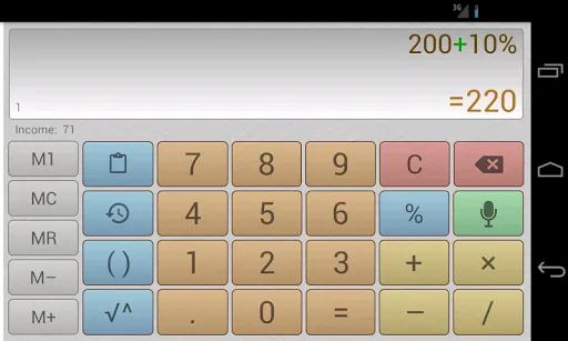 Screenshot di Voice Calculator Pro