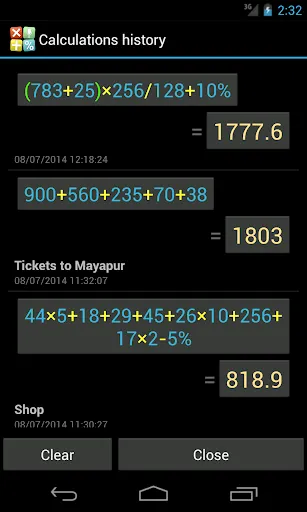 Screenshot di Voice Calculator Pro