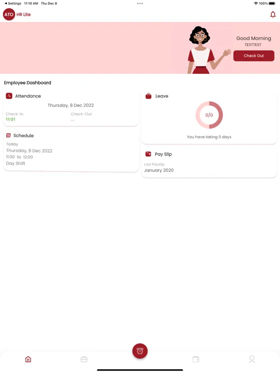 HR (Lite - Employees) iPad  Screenshots