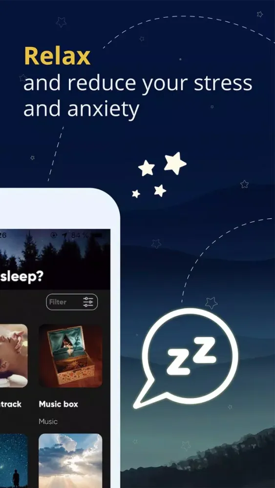 Tangkapan skrin BedTime: Sleep sounds & Relax