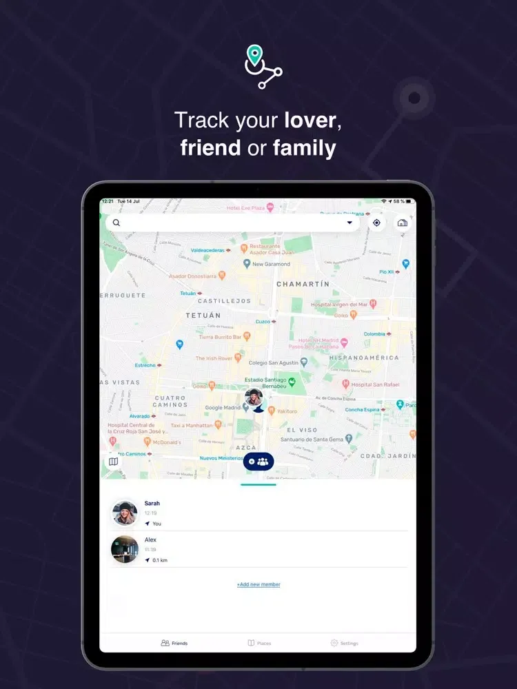 Capturas de pantalla de GeoFind: Location tracker iPad 