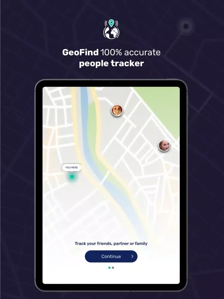 Capturas de pantalla de GeoFind: Location tracker iPad 