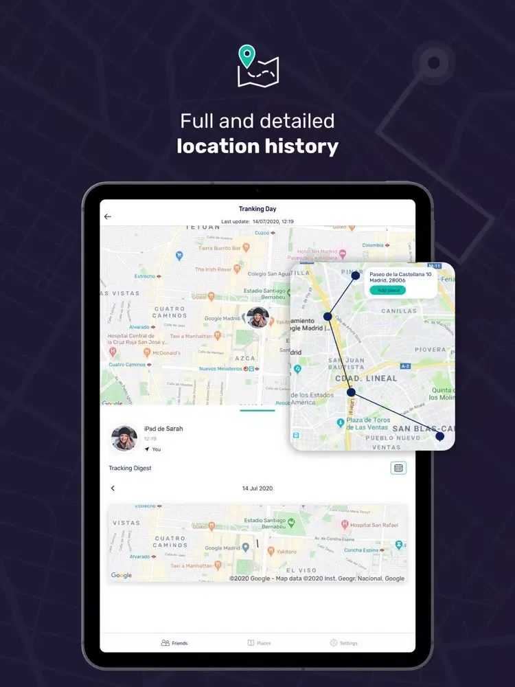 Capturas de pantalla de GeoFind: Location tracker iPad 