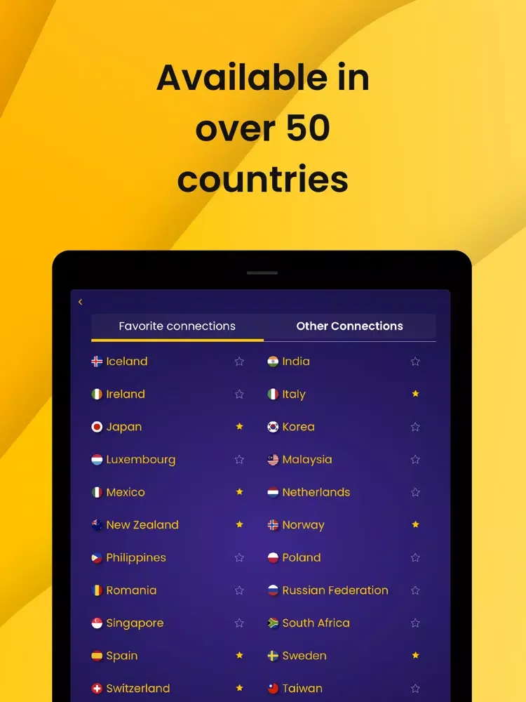 Premium VPN - no registration iPad  スクリーンショット