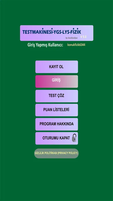 TestMakinesi Fizik 스크린샷