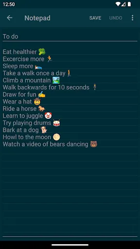 Screenshot di Notepad - simple notes