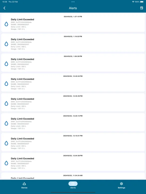 Atom Smart Metering iPad  स्क्रीनशॉट
