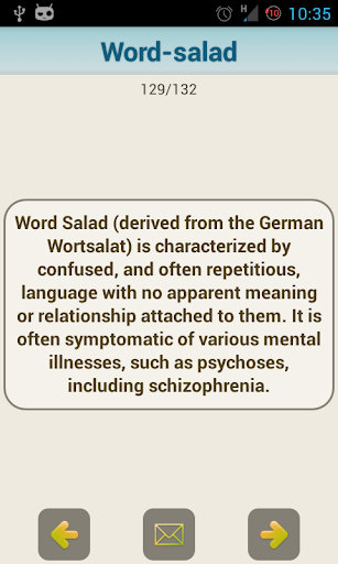 Medical Psychiatric Dictionary Screenshots