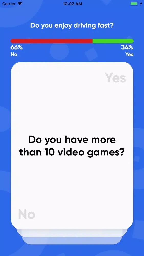 ภาพหน้าจอของ Would you Rather: Swipe
