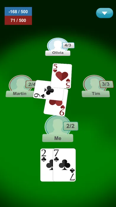Tangkapan skrin Spades Hollywood : Trick-Taking Card Game