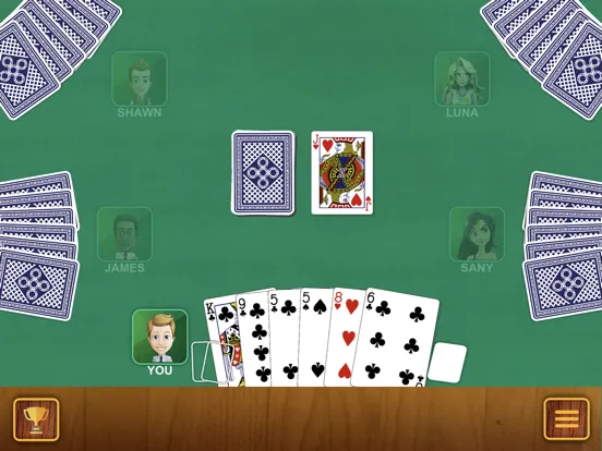 Ảnh chụp màn hình của Crazy Eights - Classic Cards iPad 