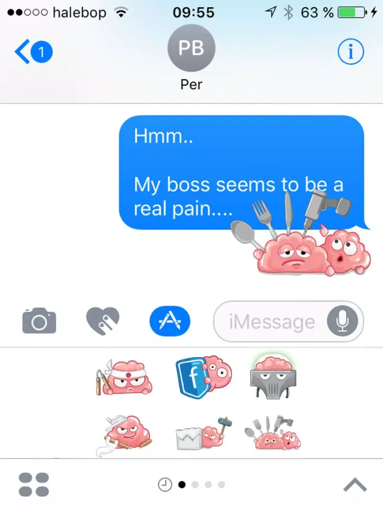 Battle of Brains: Stickers iPad  سکرین شاٹس
