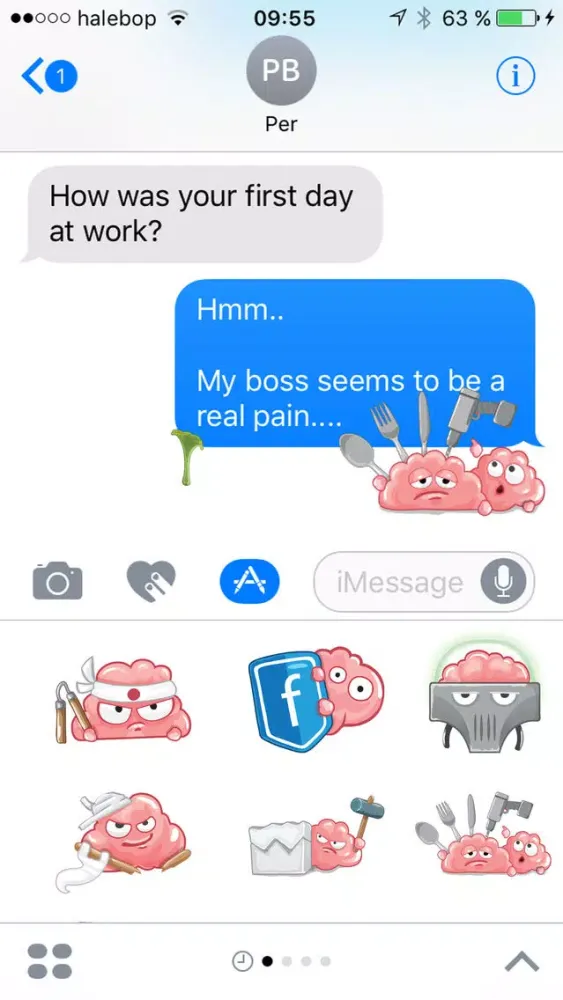 Battle of Brains: Stickers سکرین شاٹس