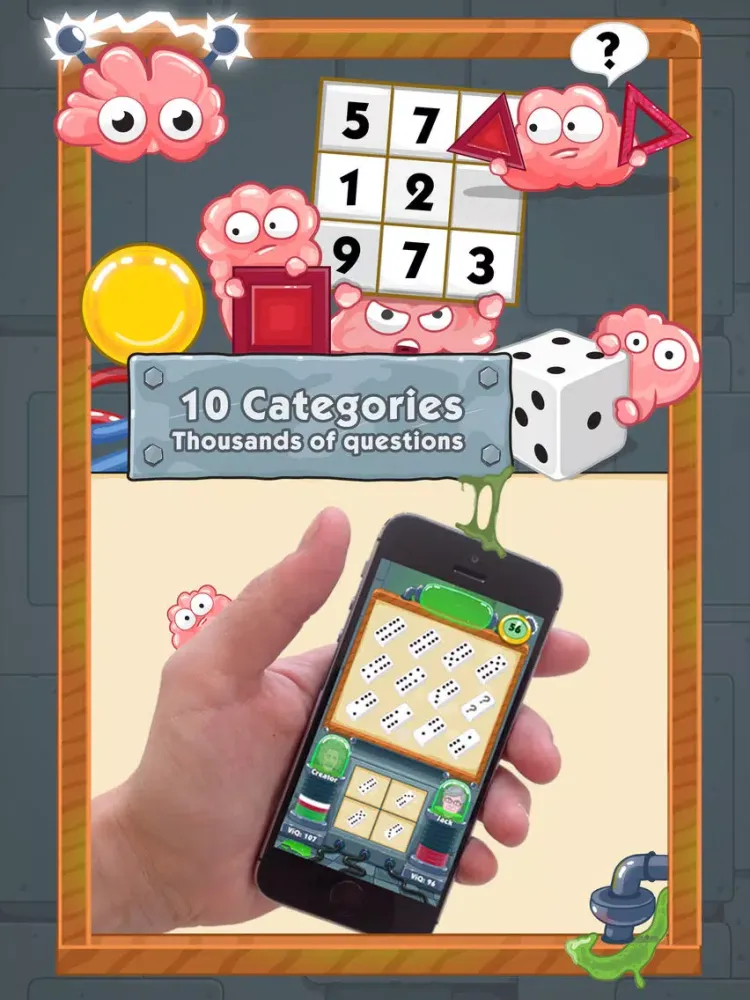Battle of Brains: IQ Quiz iPad  سکرین شاٹس