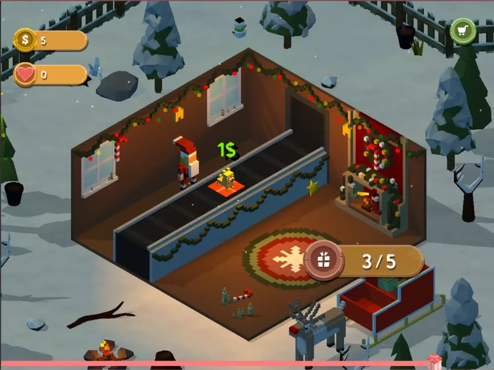 A Day in Santa Claus iPad  سکرین شاٹس