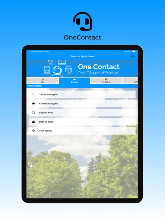 Atos OneContact iPad  سکرین شاٹس
