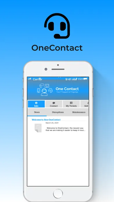 Atos OneContact سکرین شاٹس