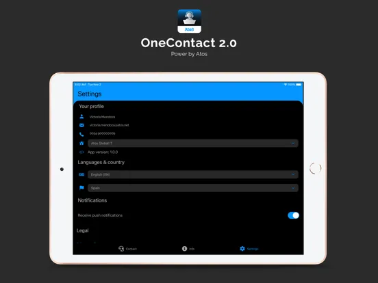 صور Atos OneContact 2.0 iPad 