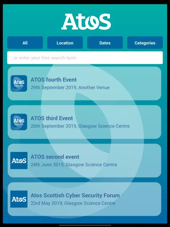 تصاویر Atos Events iPad 