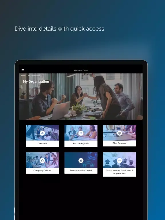 Atos Welcome iPad 應用截圖