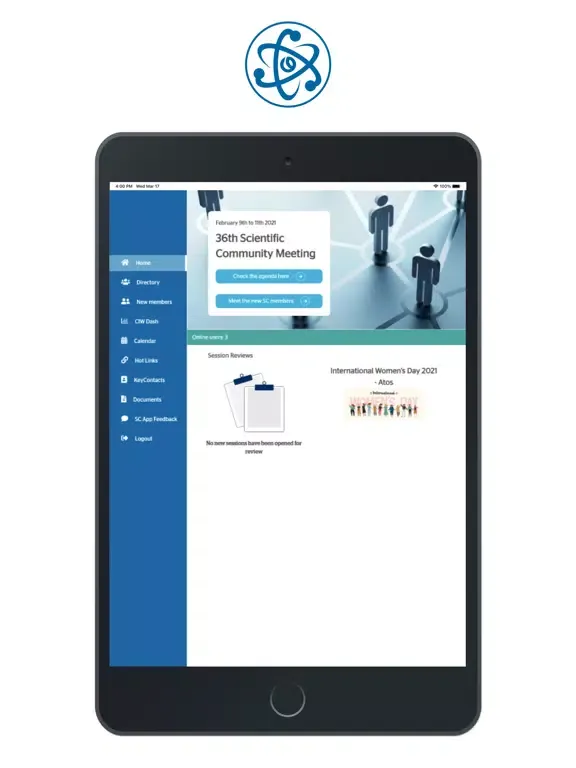 Atos Community App iPad  Ekran Görüntüleri