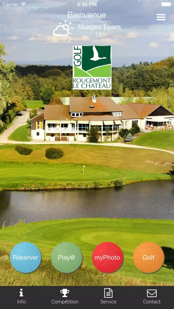 Zrzuty ekranu Golf de Rougemont le Chateau