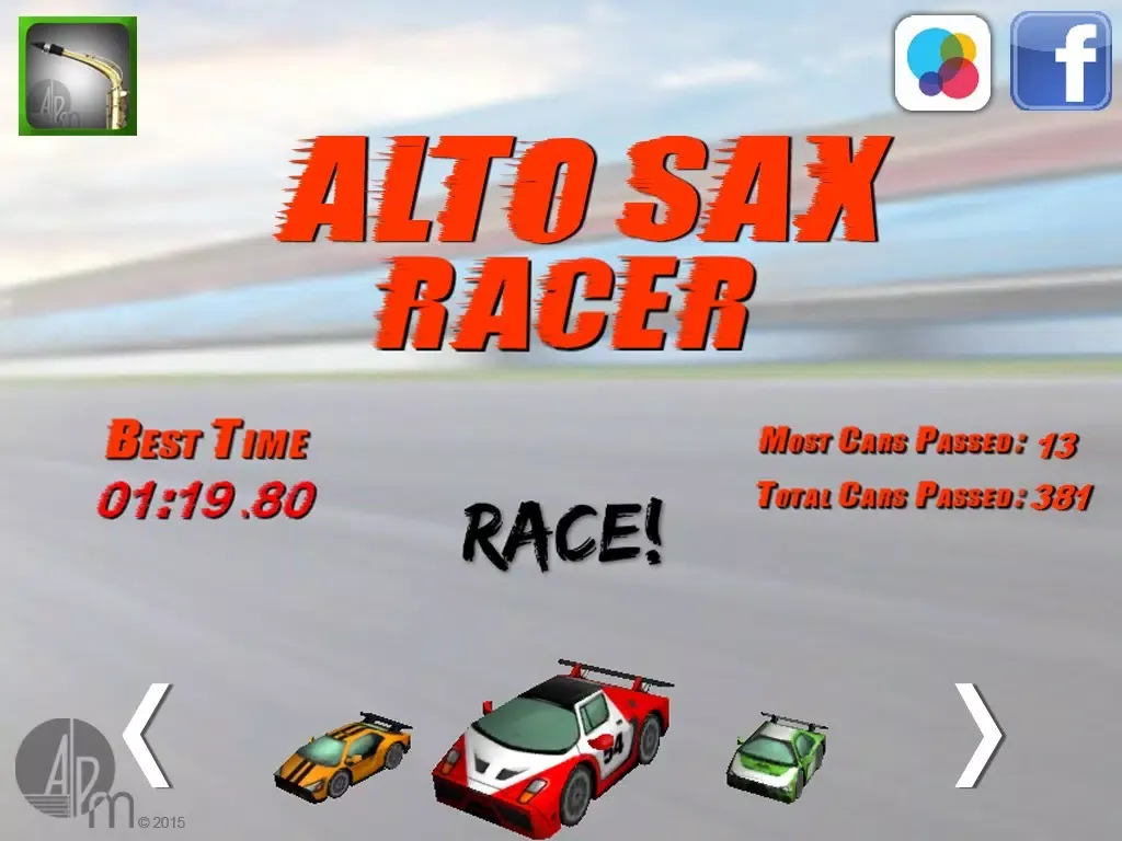 Zrzuty ekranu Alto Sax Racer iPad 