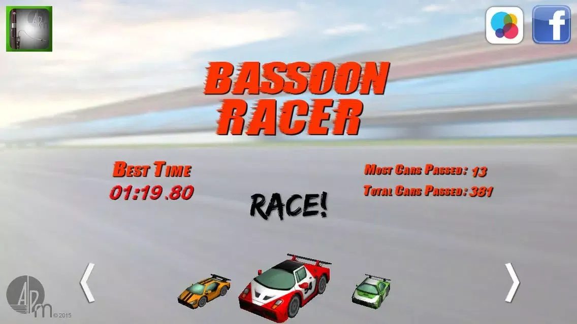 Ảnh chụp màn hình của Bassoon Racer