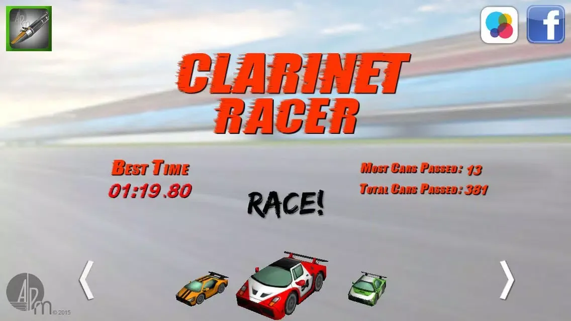 Clarinet Racer سکرین شاٹس