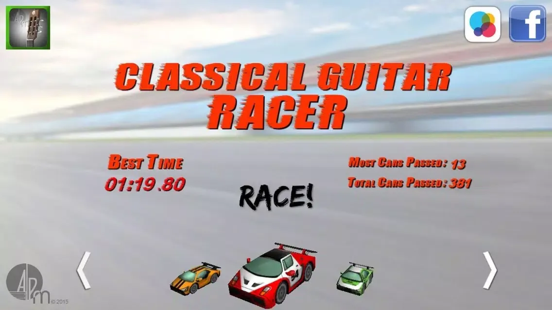Screenshot di Classical Guitar Racer