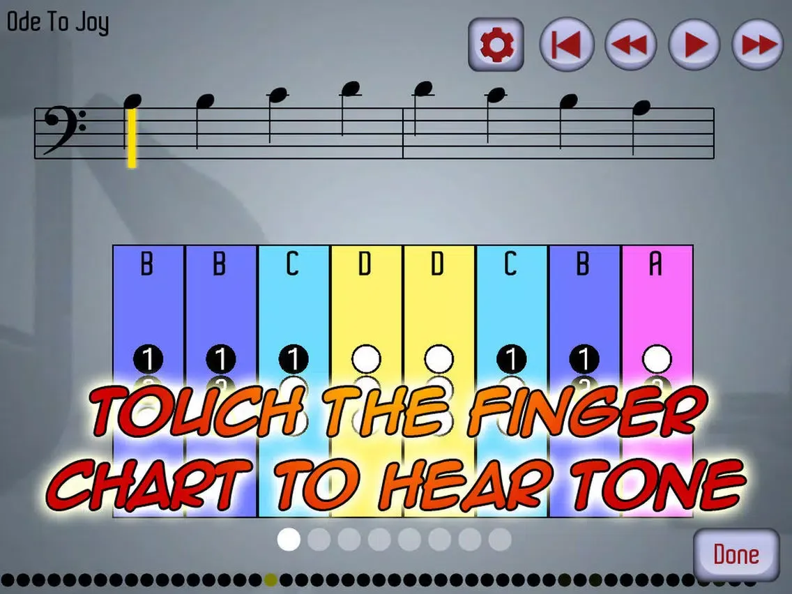 Zrzuty ekranu PlayAlong Baritone iPad 