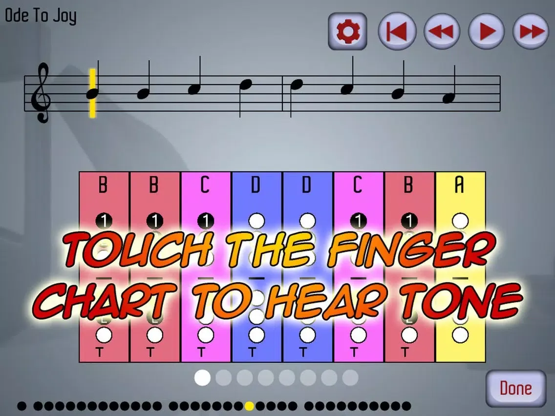 Capturas de tela do PlayAlong French Horn iPad 