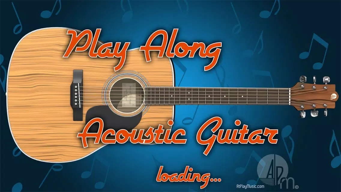 Capturas de tela do PlayAlong Acoustic Guitar