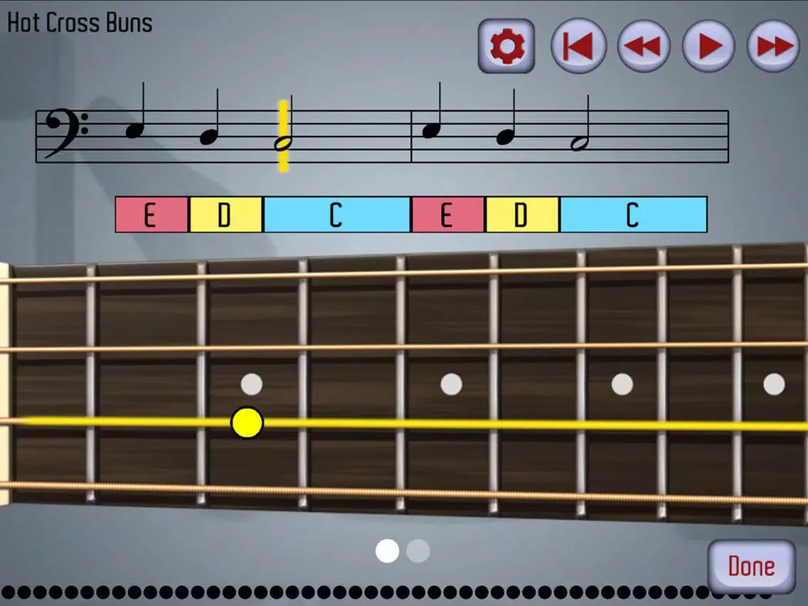 Capturas de tela do PlayAlong Bass Guitar iPad 