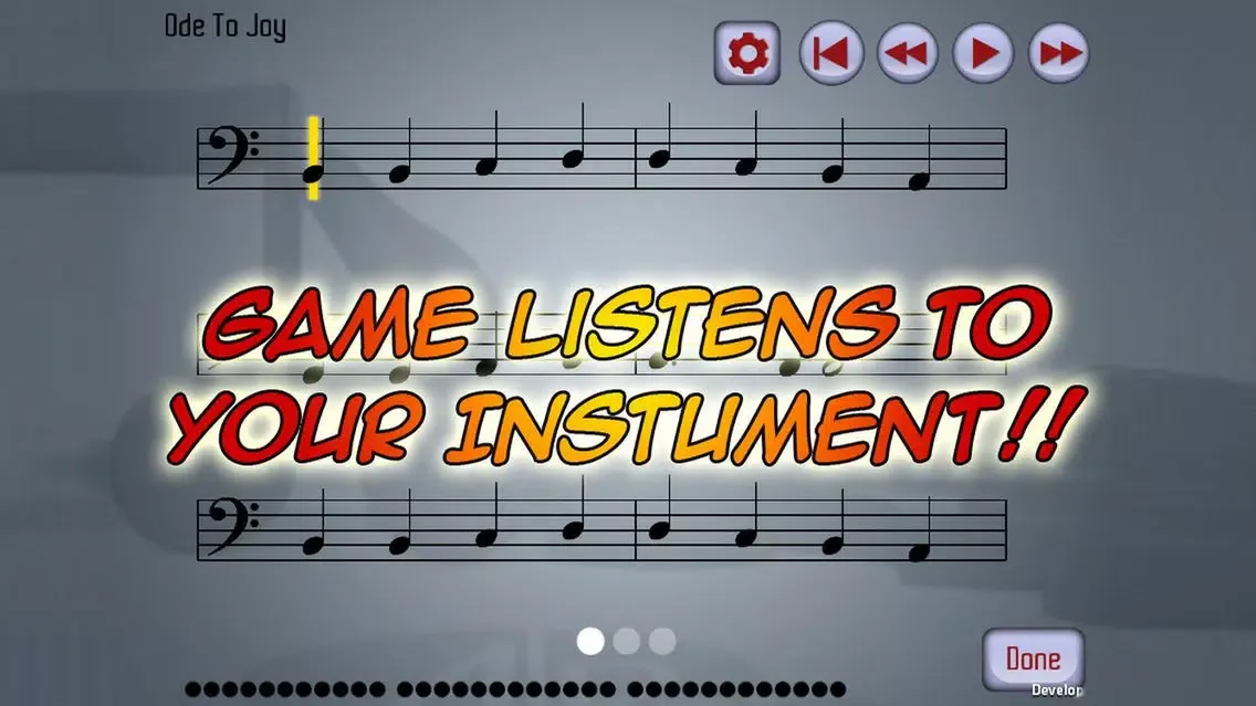 Capturas de tela do PlayAlong Bass Guitar