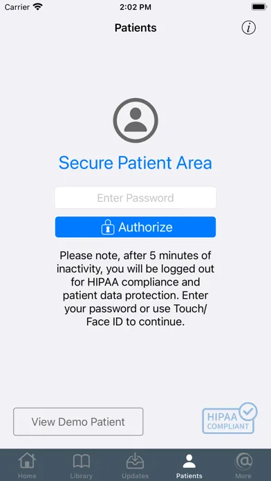 Capturas de pantalla de Point of Care Suite
